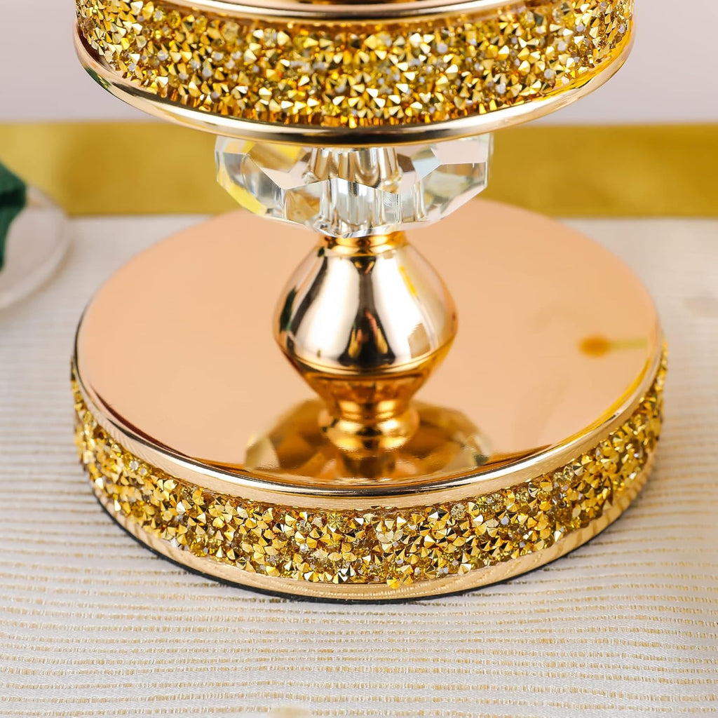 Crystal Pillar Candle Holder X364