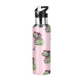 Pink Stainless Steel Insulated Water Bottle with Straw Lid E18676