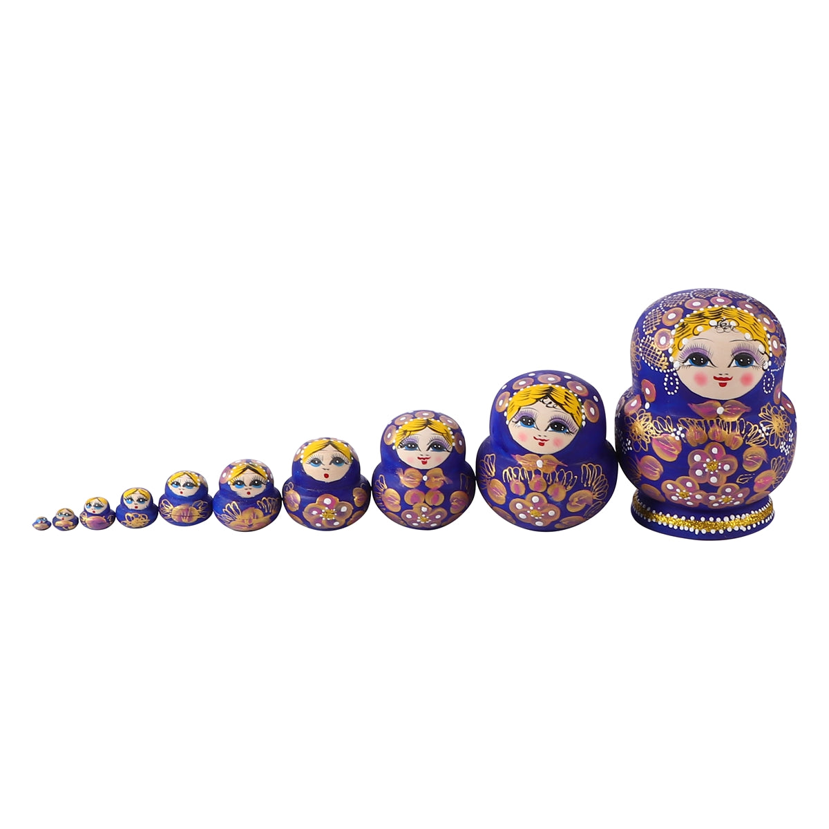 10Pcs Matryoshka Doll Nesting Doll Toy W70980