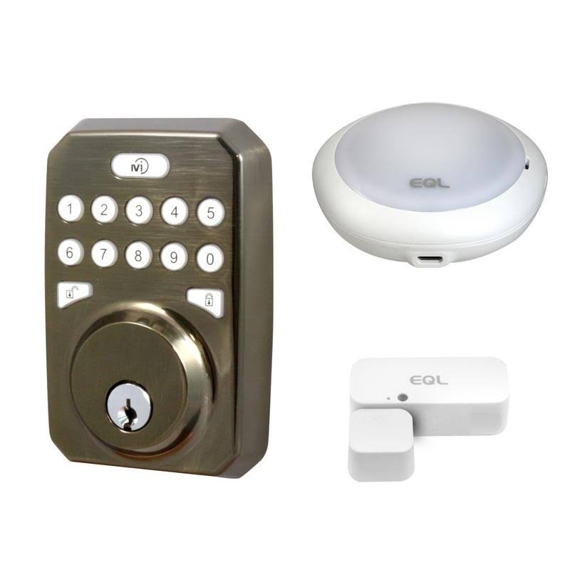Satin Nickel Smart Lock and Deadbolt N6294