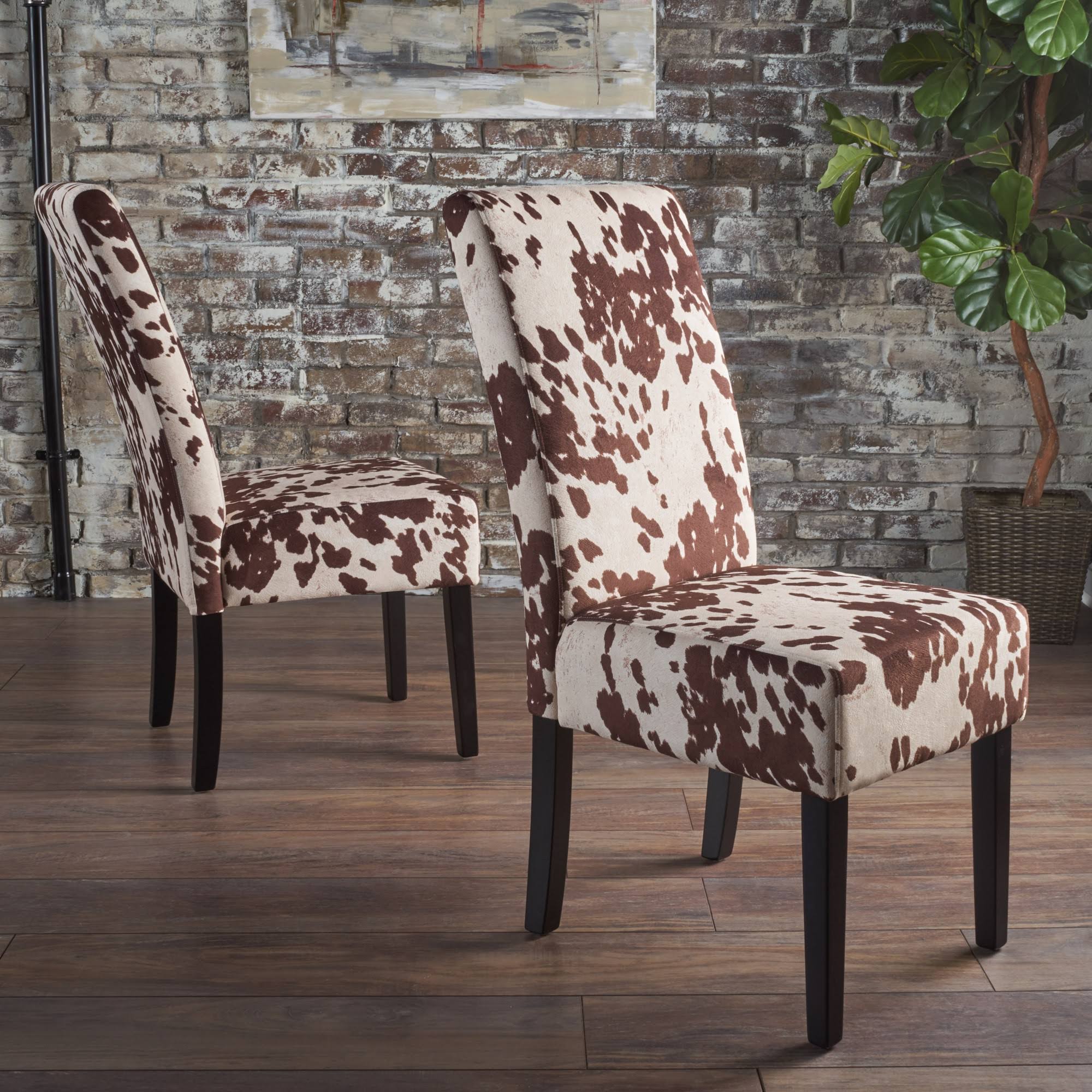 Dark Brown Set of 2 Dining Chair J650360