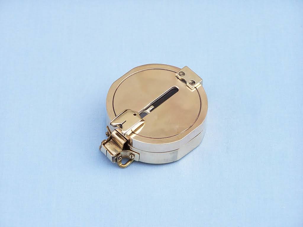 Solid Brass Clinometer Compass G547