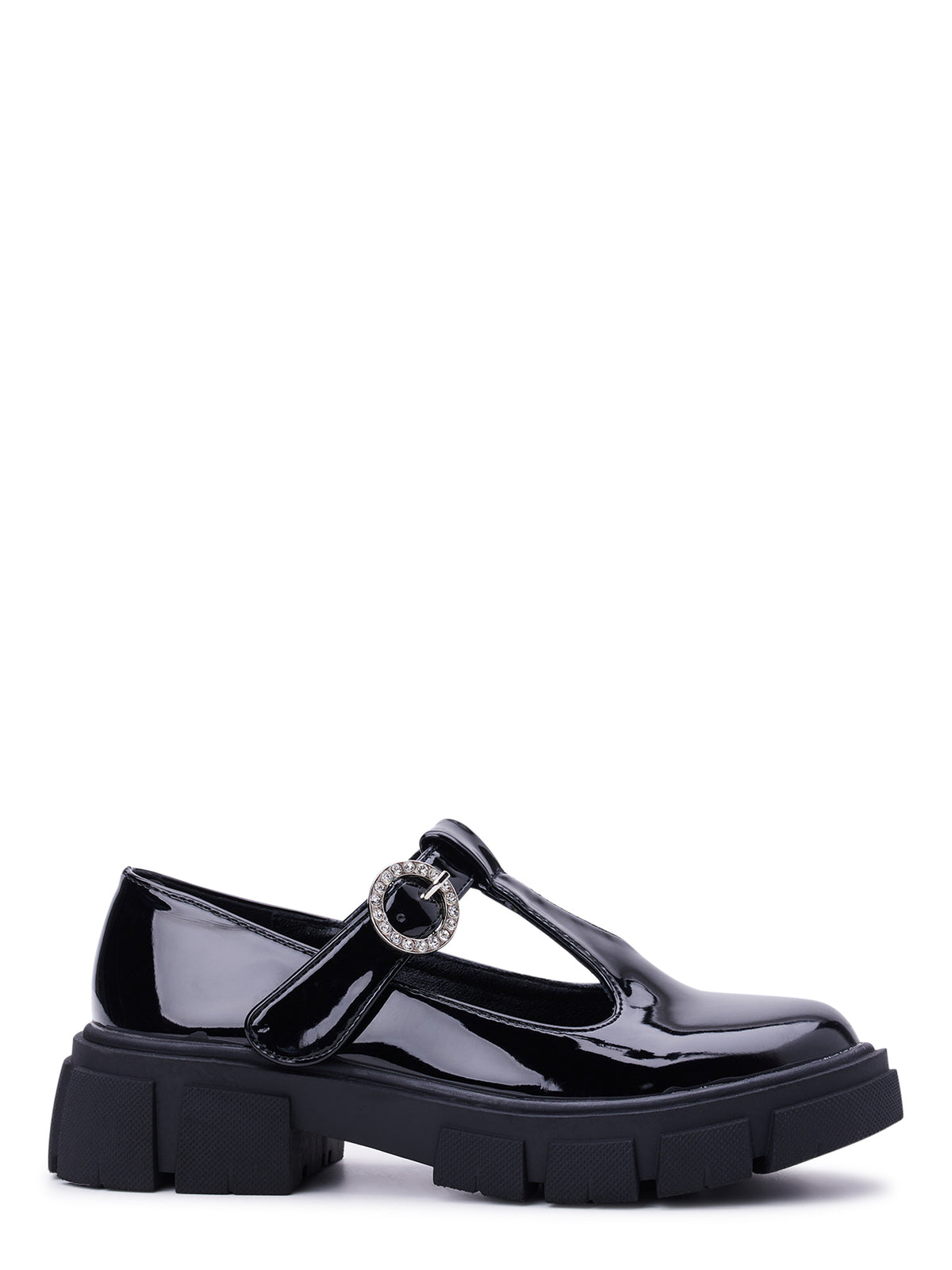 Girls Platform T-Strap Mary Janes S729