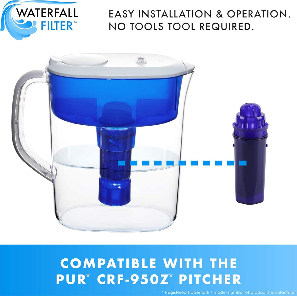Water Filter Replacement Pitcher Filters (Pack of 6) Z882364