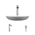 Stone Composite Oval Vessel Sink Z2068