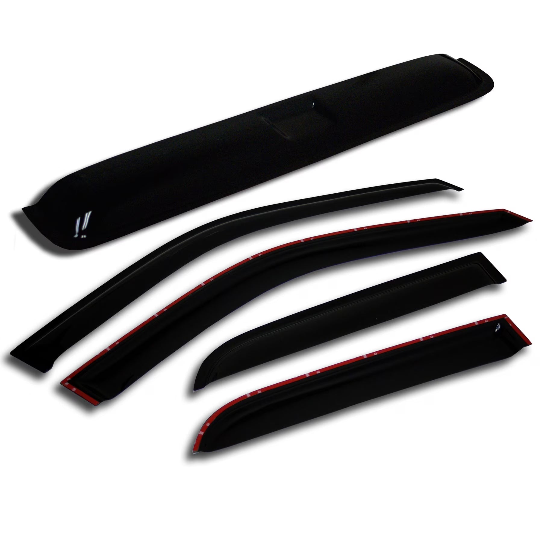 Window Visor and Sunroof Type 2 Outside Mount 5 Pcs Set R150824