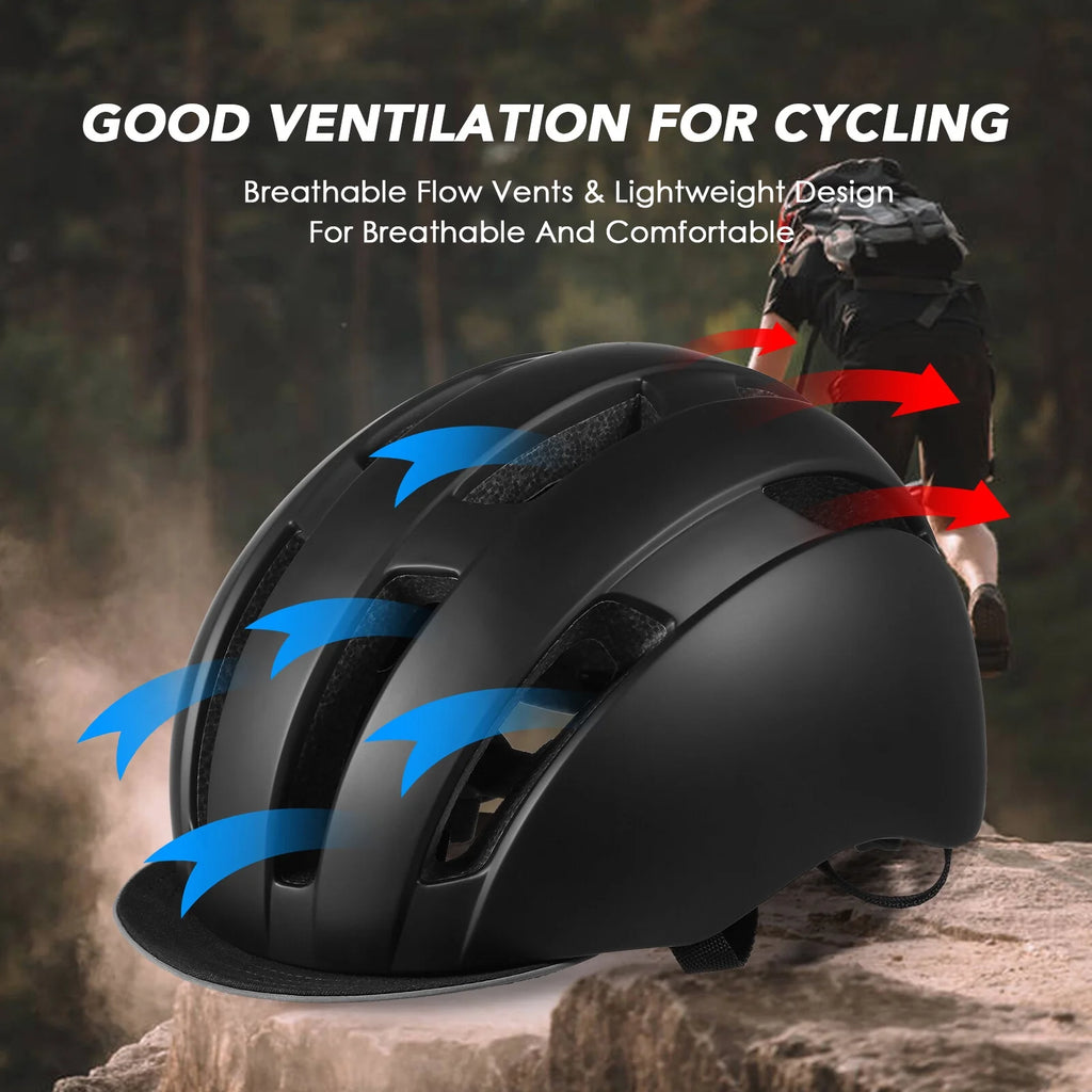 Detachable Visor Bicycle Helmet I24368