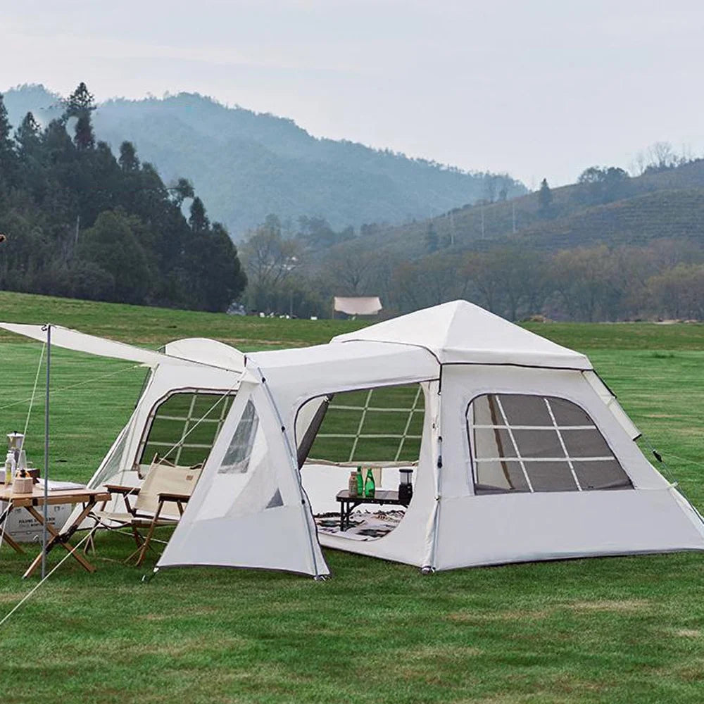 Beige Travel Camping Tent, Oxford Cloth T6516