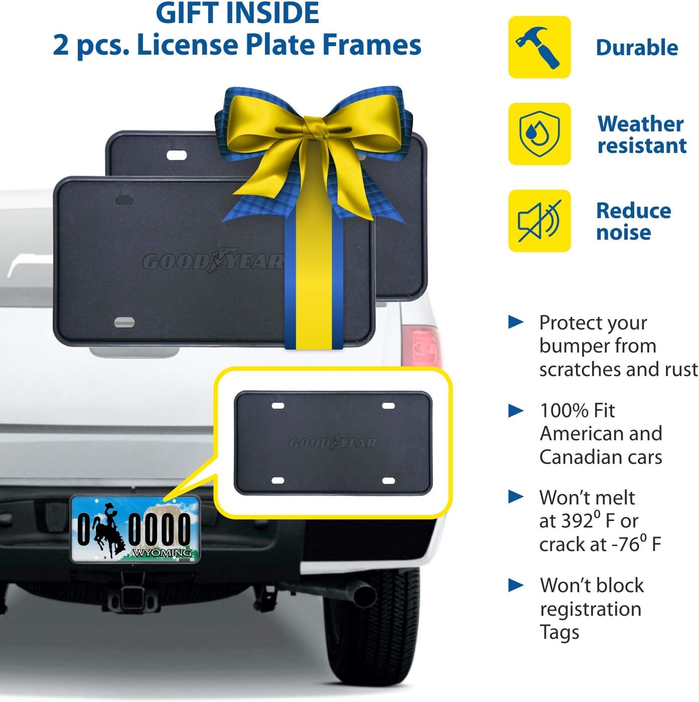 4 pcs Shatterproof Tape-on Window Deflectors R75734
