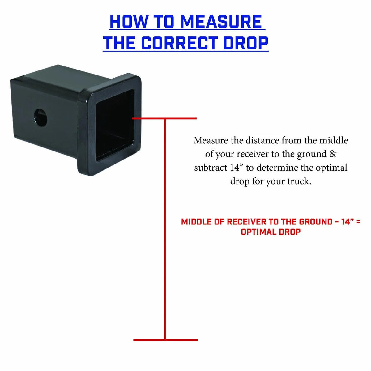 Adjustable 15" Drop Hitch with Dual-Ball, Pintle Lock, Stabilizer Kit for 2" Receiver V487217