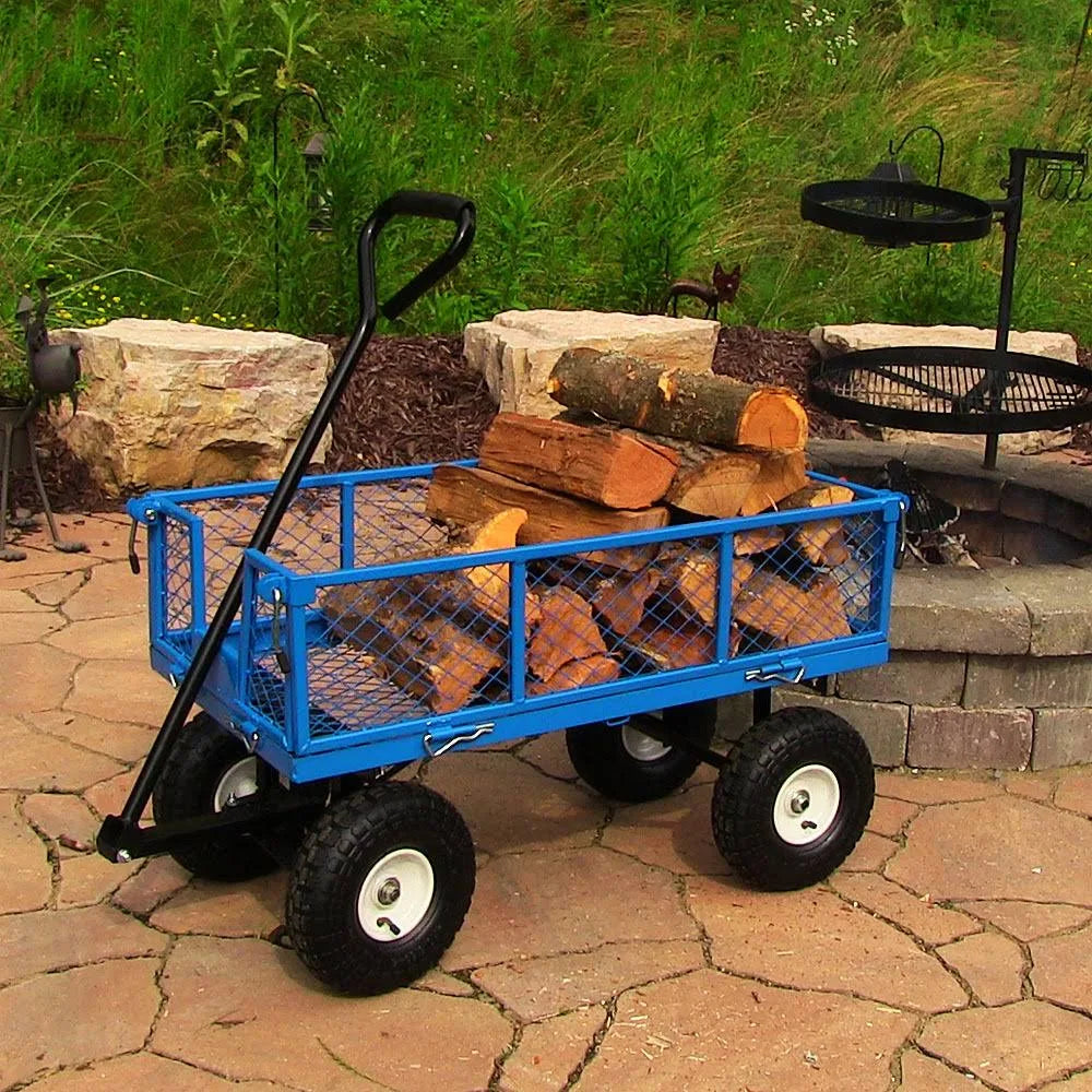 Blue Steel Log Cart I397170