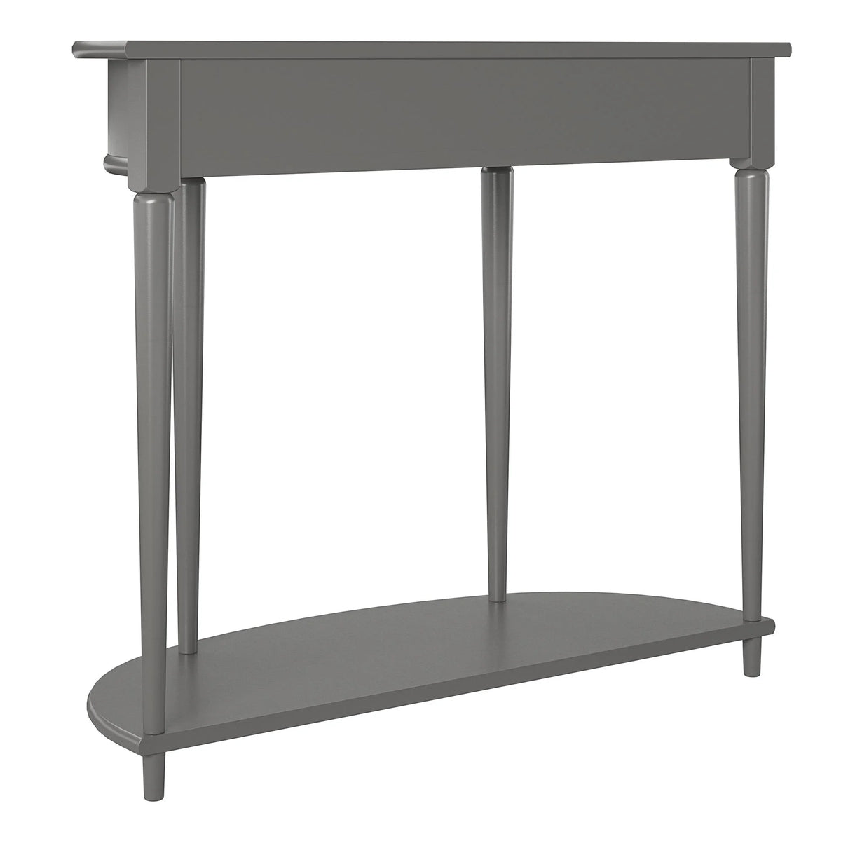 Gray Half-Moon Console Table I506