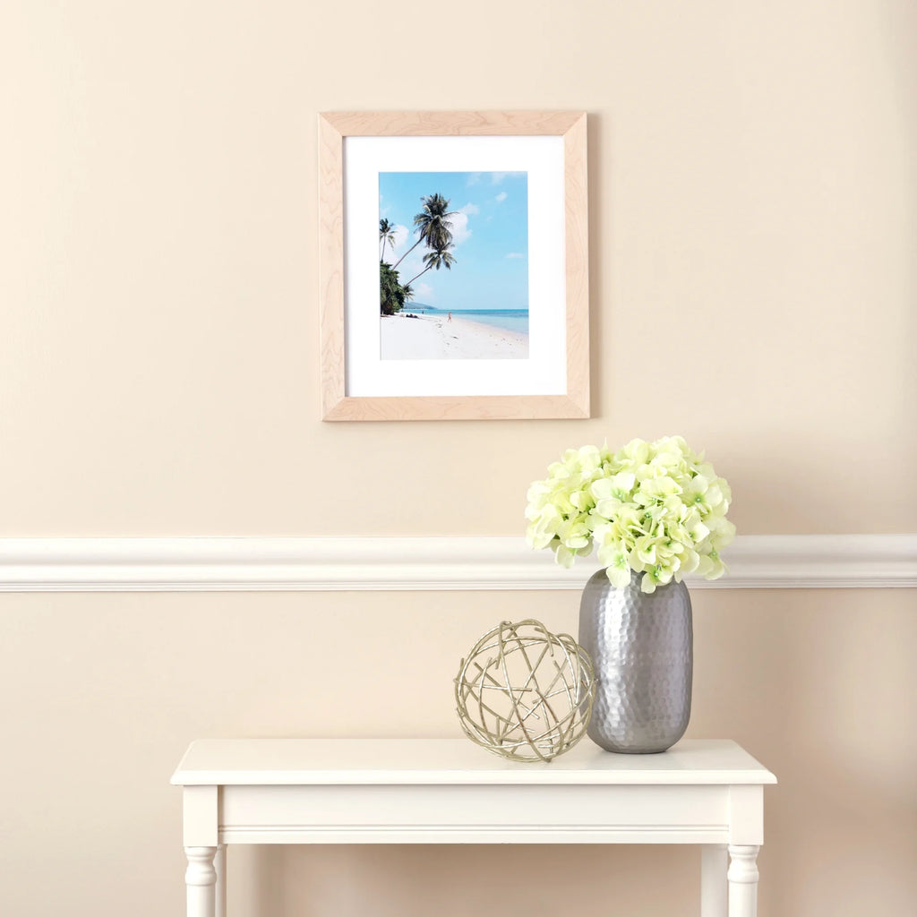 16x20 Inch Hard Maple Picture Frame with Plexi Glass L860