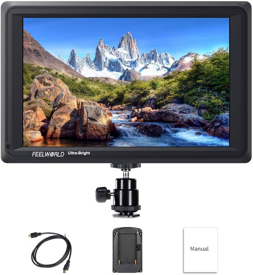 7 inch 2200nit 1920x1200 IPS Camera Field Monitor with 4K HDMI 3G SDI D124