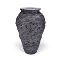 Large Stacked Slate Urn C3936