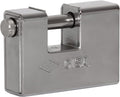 4'' Rectangular Heavy Duty Armored Padlock with 2 Keys, Pack of 2 E903730