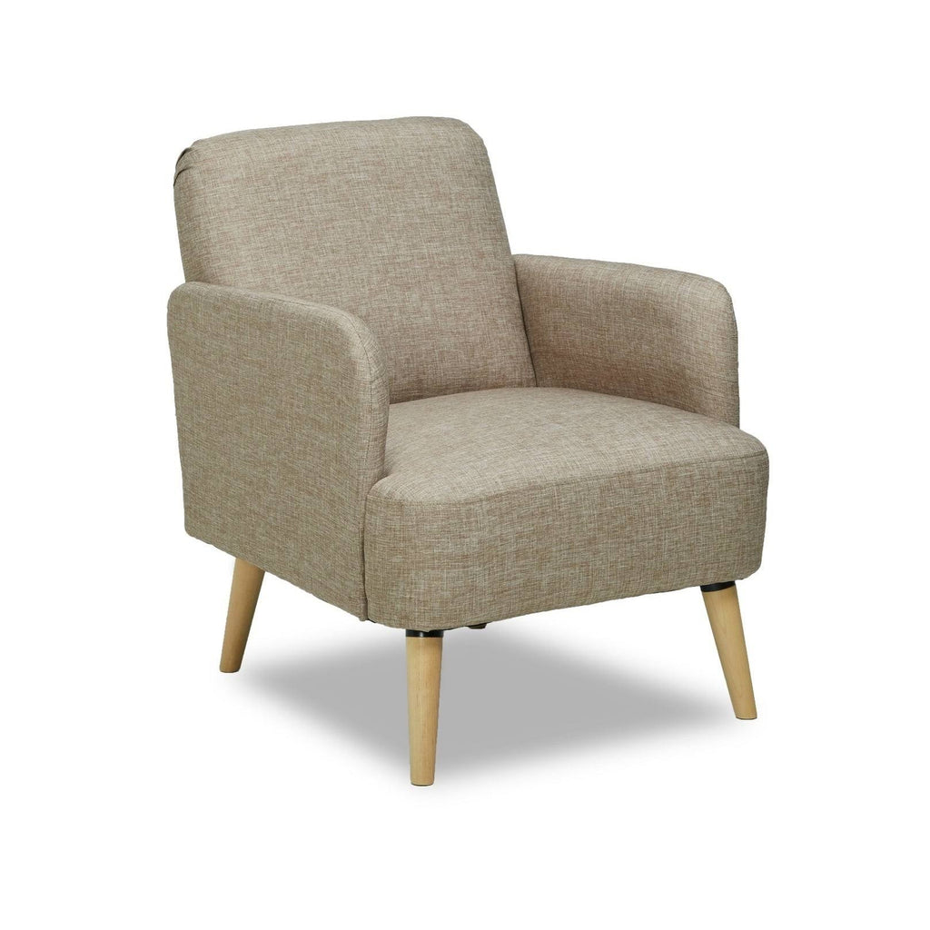 Grey Fabric Accent Chair V4730