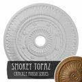 26 3/4x22OD x 3 5/8x22ID x 1 1/8x22P Leaf Ceiling Medallion M313