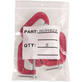 Clear 4 Mil Parts Bags with Hang Holes, 12 x 12, 500/Case N724514