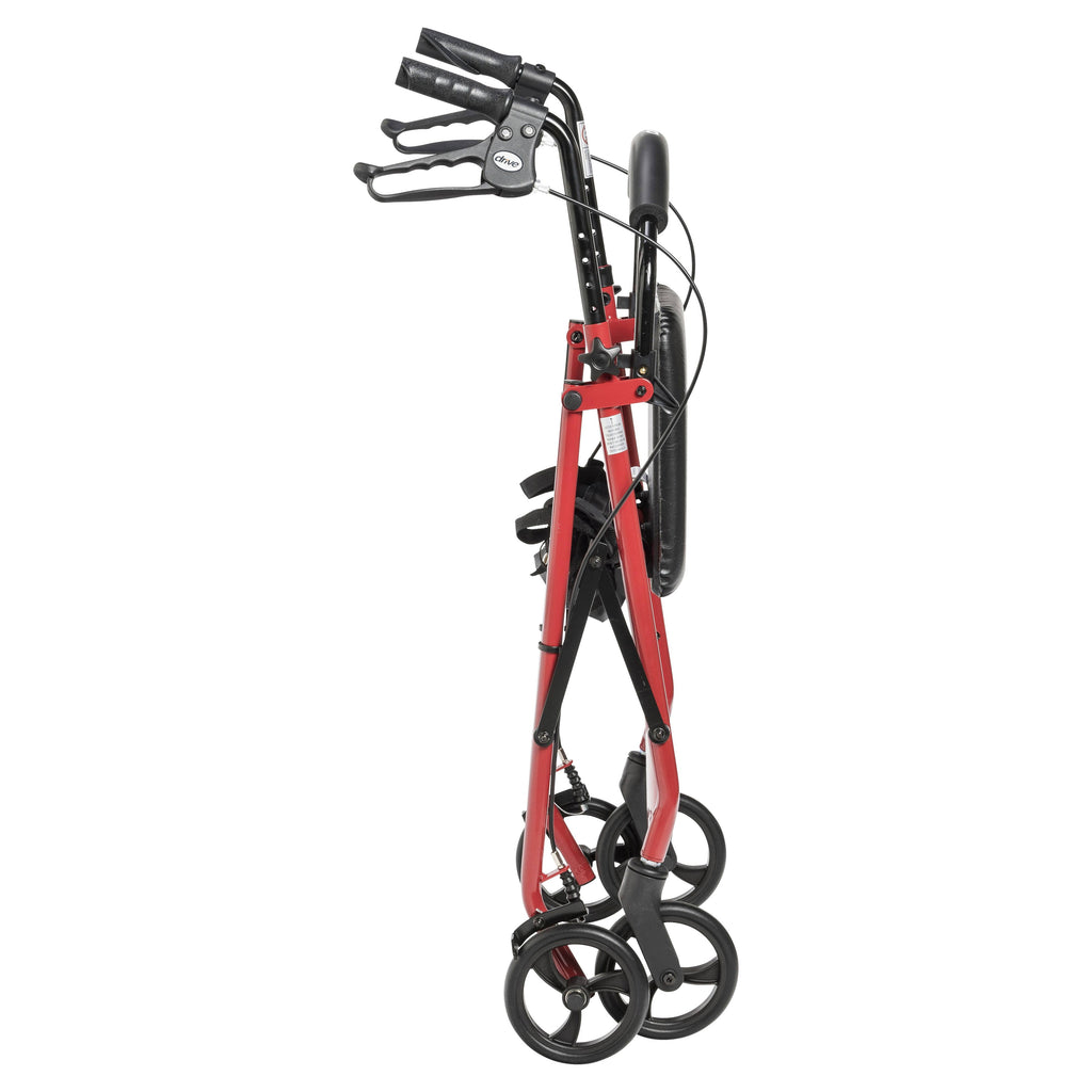 Red Rollator with 6x22 Wheels G2103