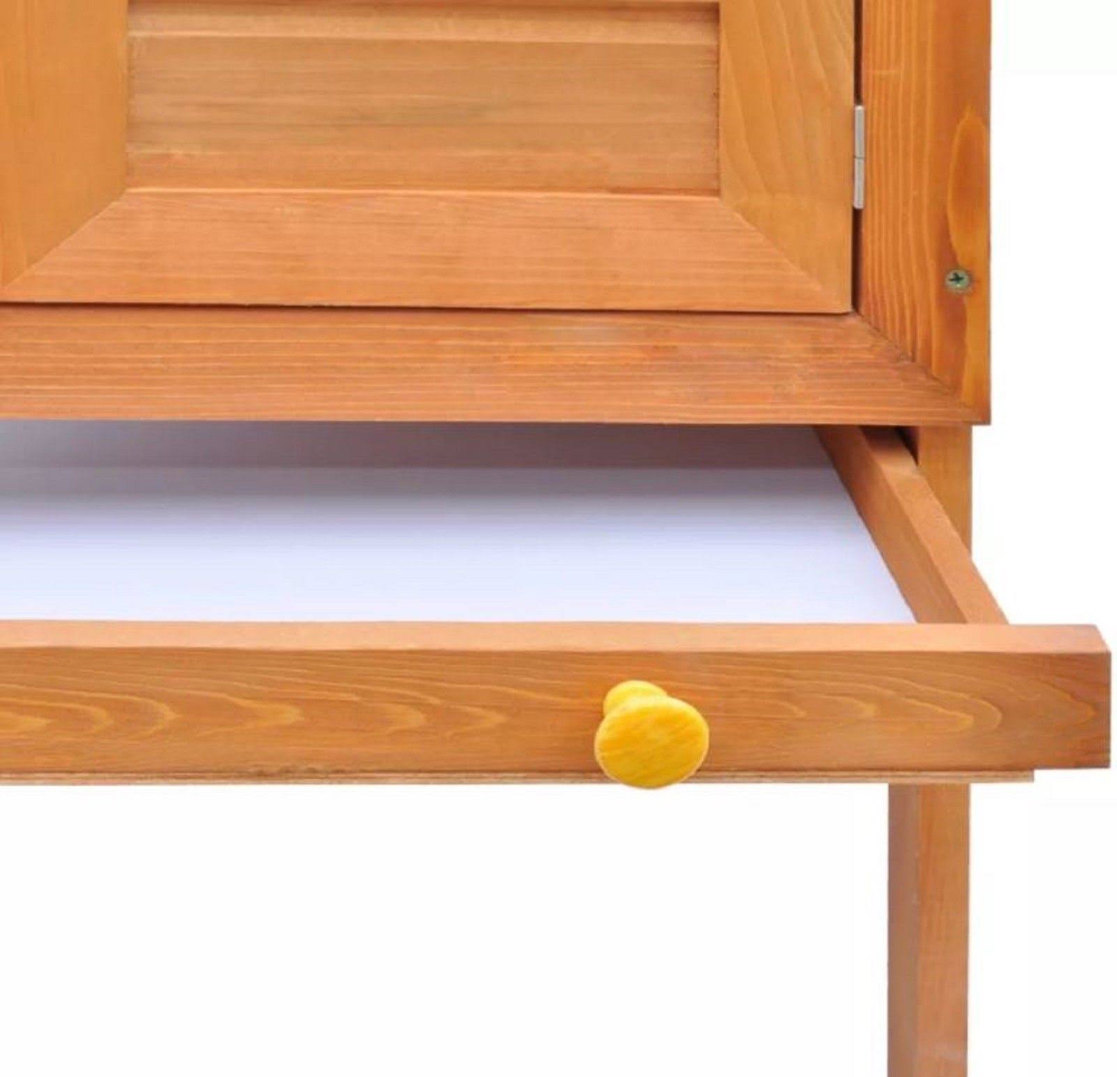 Wooden Rabbit Hutch Pet Cage N3660