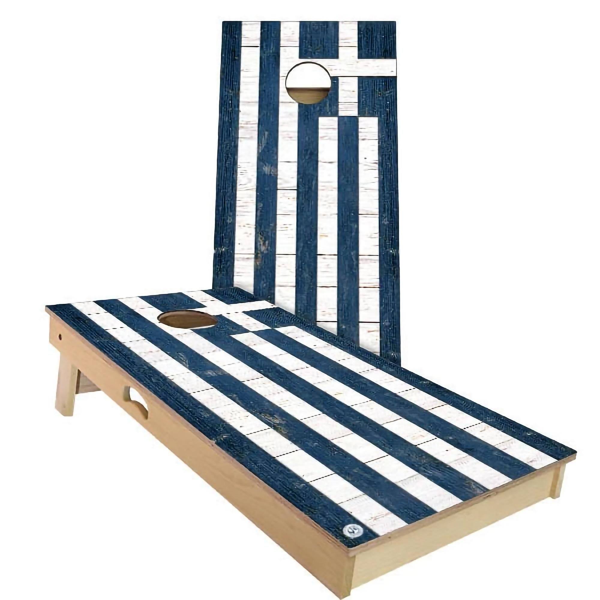 Cornhole Board Set with Lights and Case R195