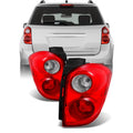 Red Clear Tail Lights Pair Set A26836