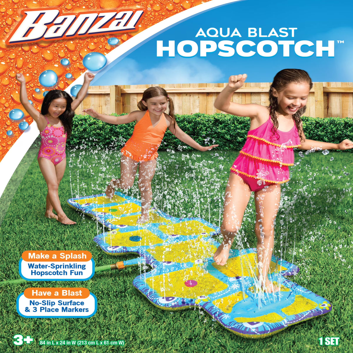 Hopscotch Sprinkler Game with No-Slip Surface C222035