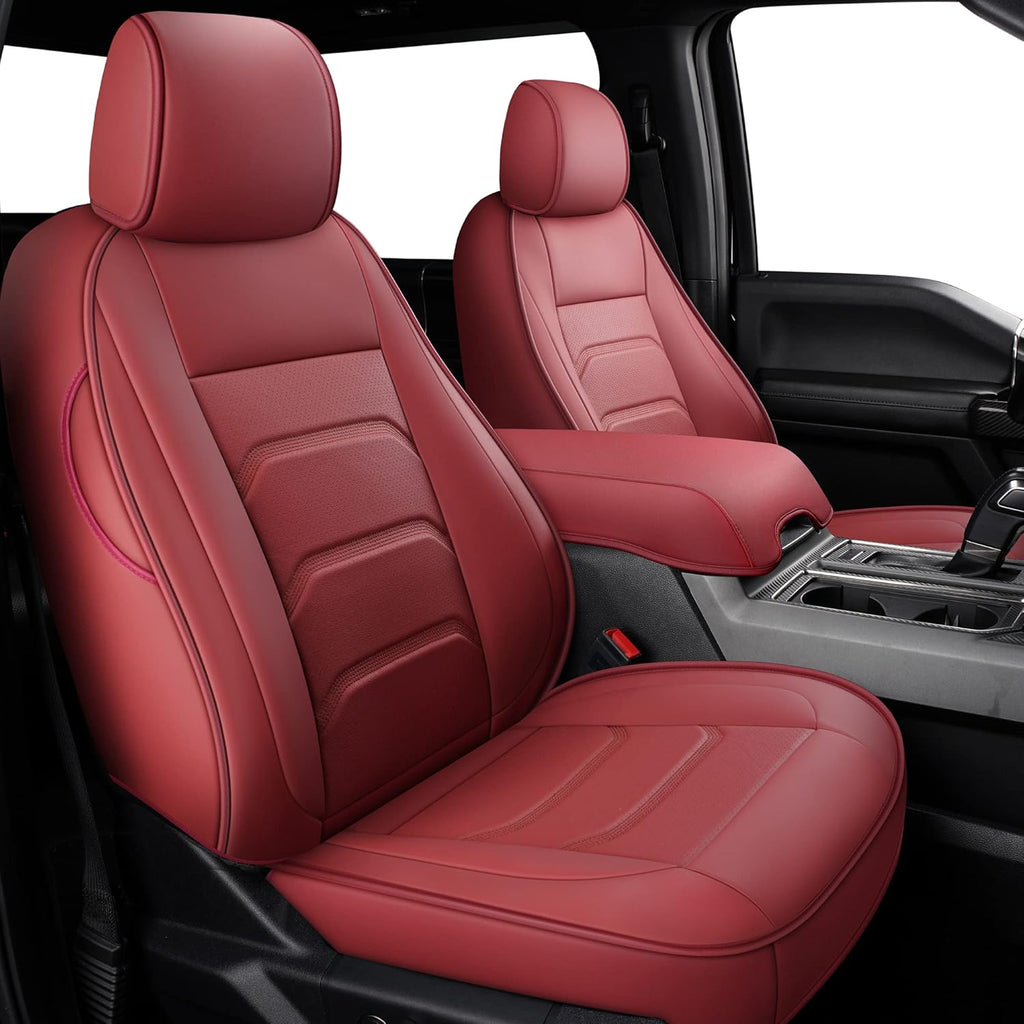 Faux Leather Full Coverage Car Seat Covers Full Set H68833