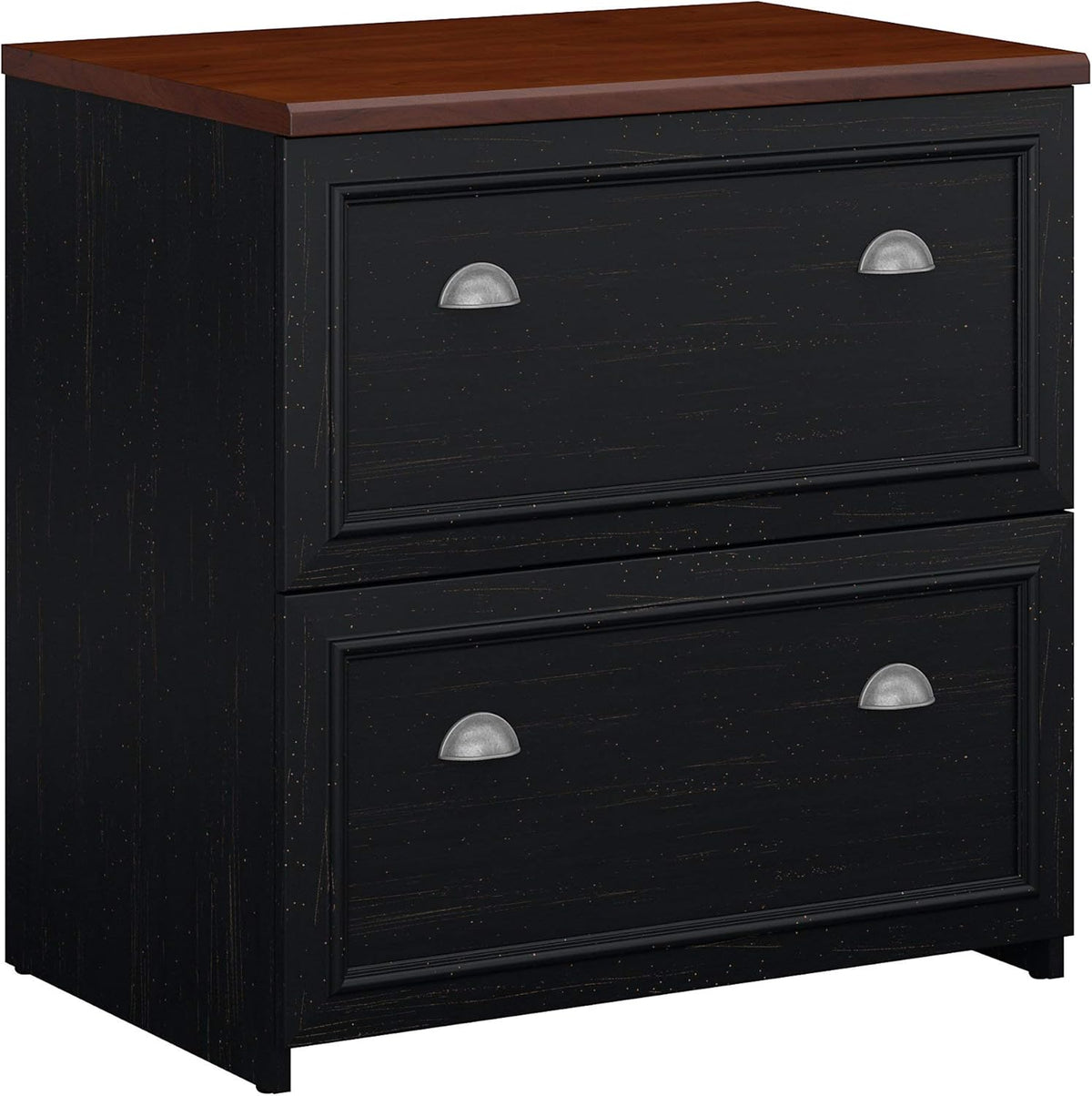Antique Black Lateral File Cabinet N80666