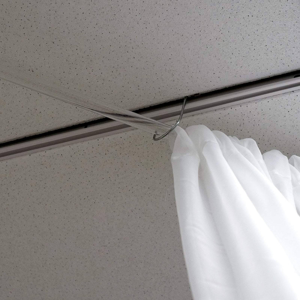 40 Feet White Sheer Voile Ceiling Draping Panel F449853