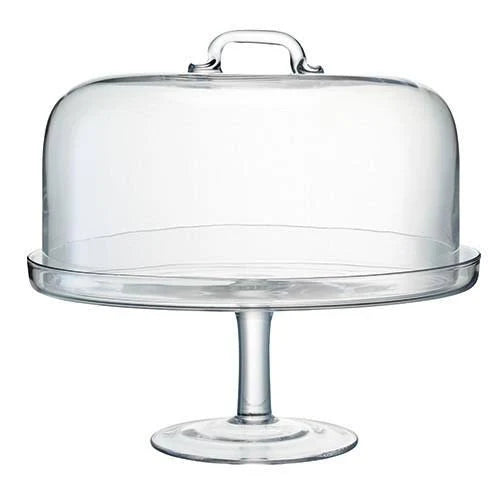 Clear Cakestand with Dome T18516