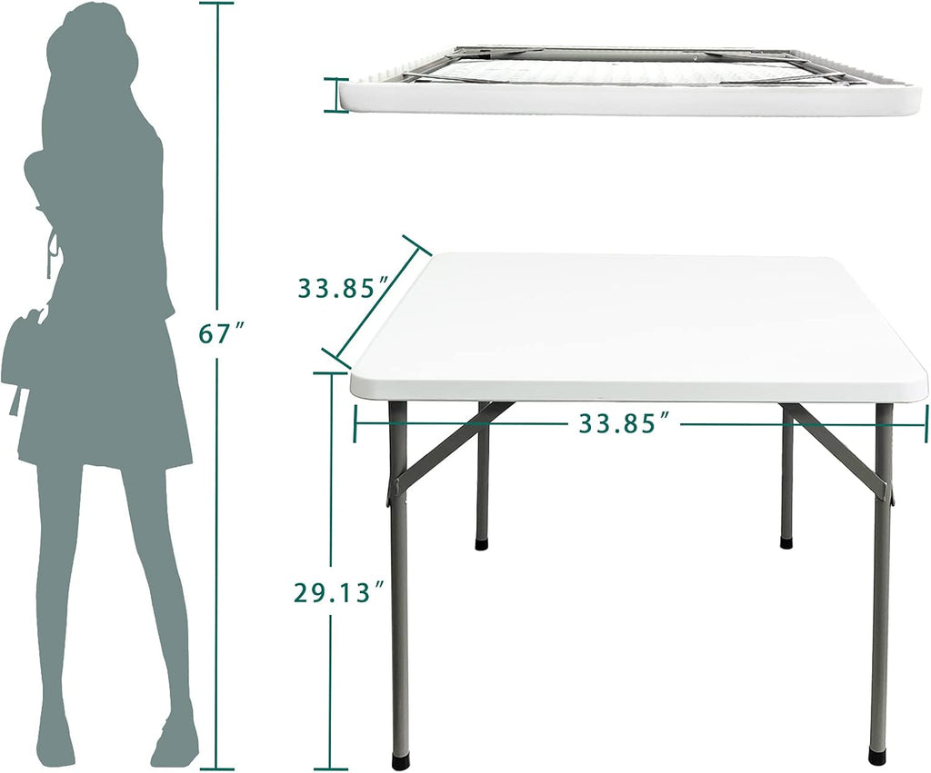 Square Folding Card Table M4060