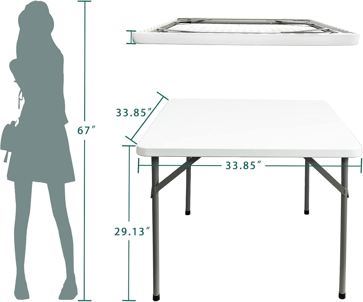 Square Folding Card Table M4060