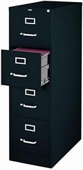 22 Deep 4 Drawer Letter File Cabinet in Putty I83243