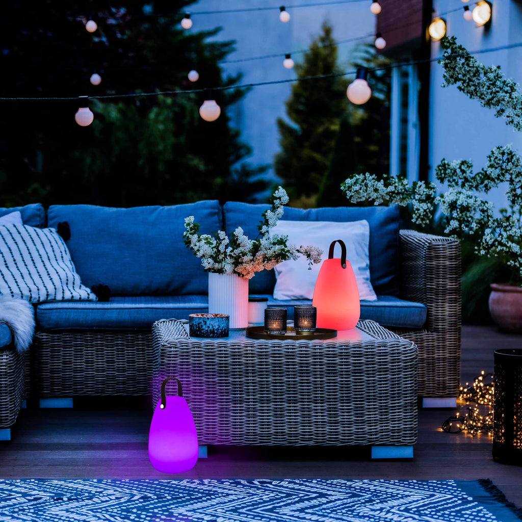 Wireless LED Color Changing Lantern, 2 pack W3553