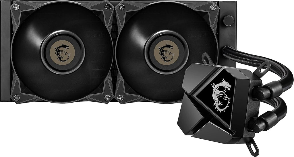 240mm Radiator CPU Liquid Cooler with Dual 120mm aRGB PWM Fans W514874