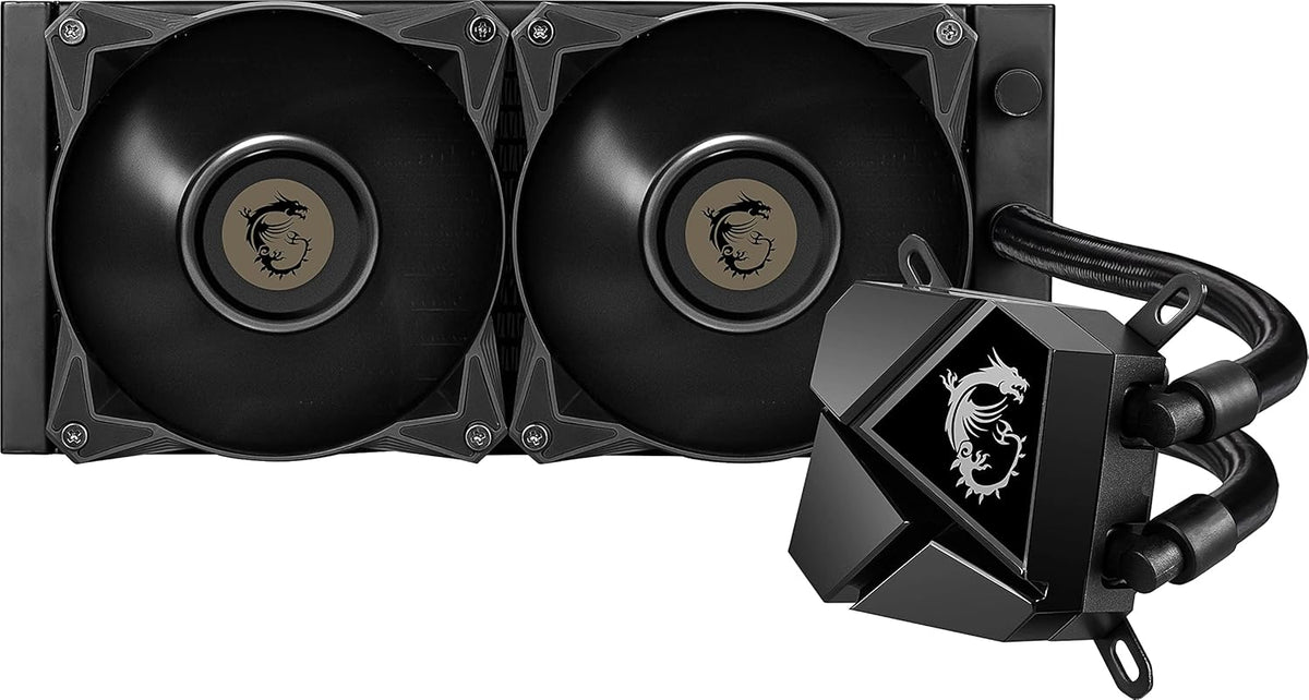 240mm Radiator CPU Liquid Cooler with Dual 120mm aRGB PWM Fans W514874