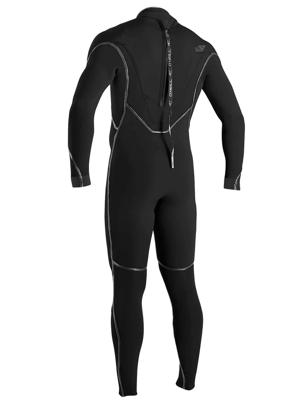 Men's 3/2mm Back Zip Full Wetsuit Black C704