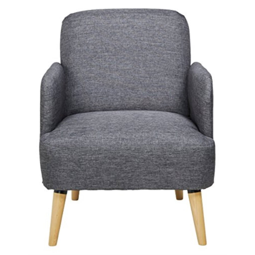 Grey Fabric Accent Chair V4730
