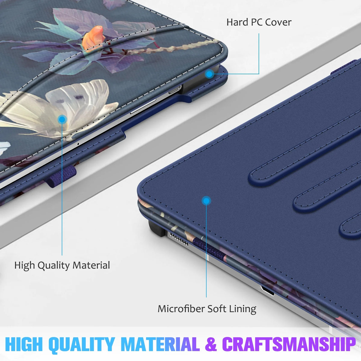 Blooming Hibiscus Protective Cover for Samsung Galaxy Tab S8 Plus E968
