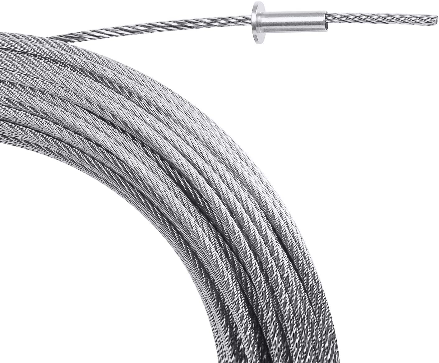 120 Pack Stainless Steel Protector Sleeves for Deck Cable Railing Z1601