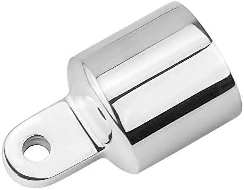 2 PCS 3/4'' Bimini Top Caps Tube Canopy Hardware, Eye End Top Fitting Marine 316 Stainless Steel H1833