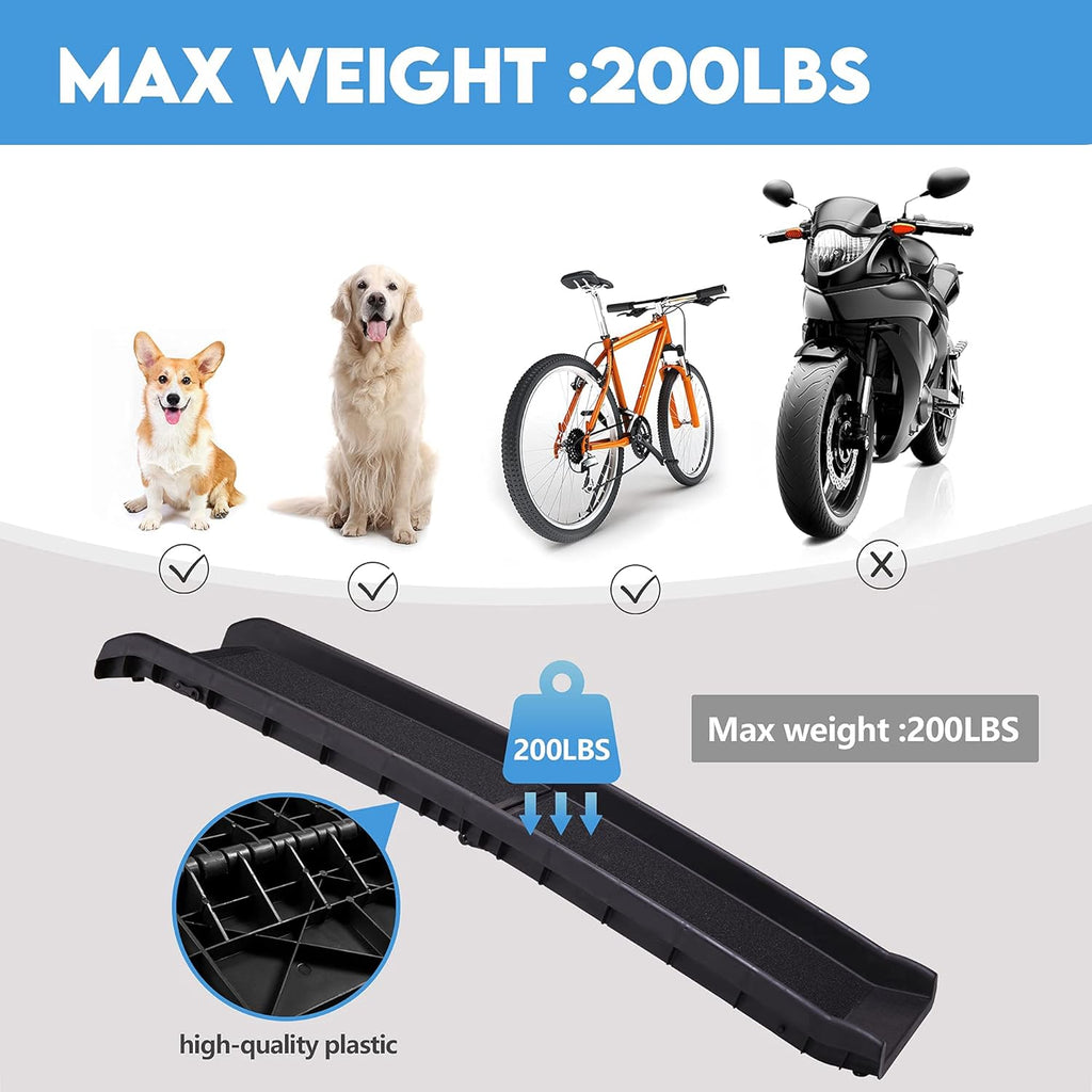 Heavy Duty Portable Folding Dog Ramp for SUV, Truck, Car, Non-Slip H621159