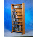 Solid Oak 8 Shelf CD Cabinet I5369