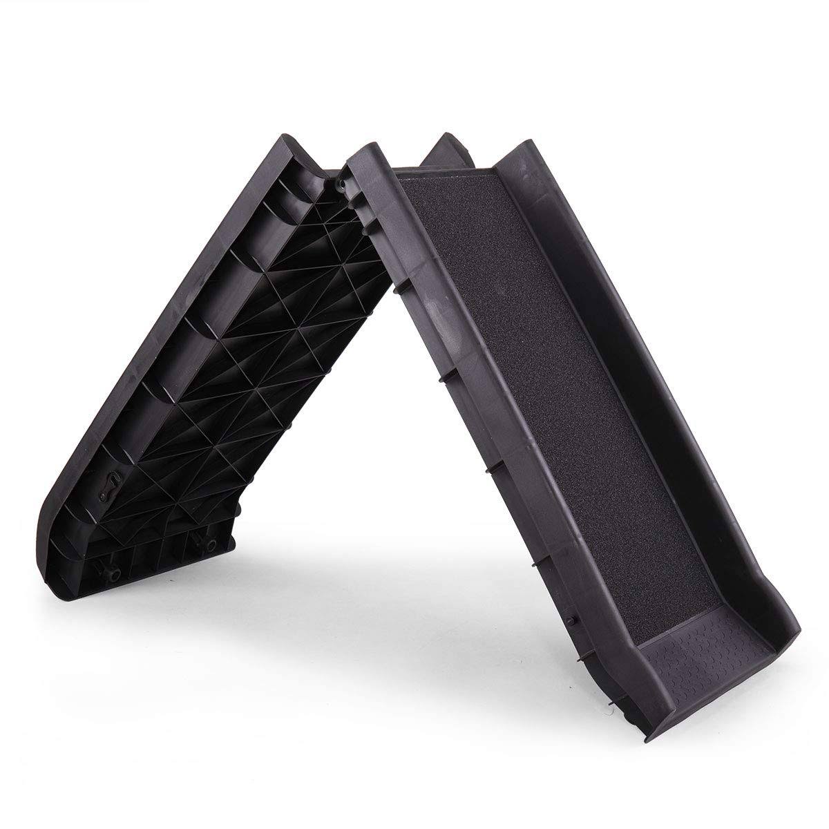62x22 L Folding Pet Ramp Dog Ladder Portable Steps Stairs K8645