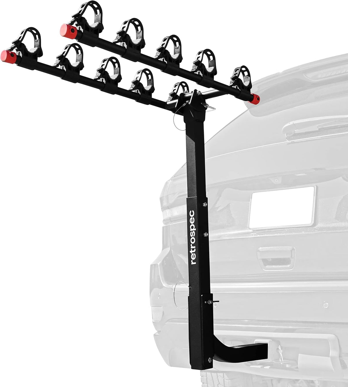 Compact Foldable Steel 4 Bicycle Carrier Y892042