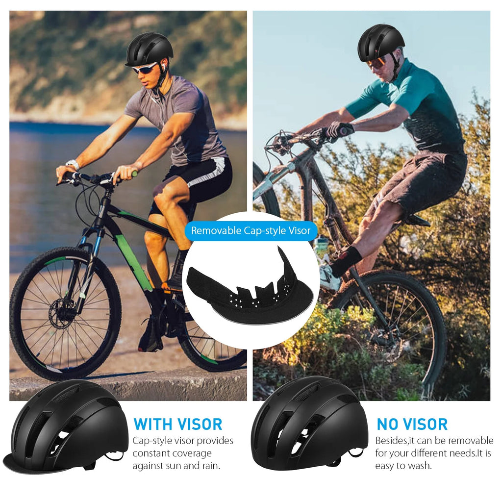 Detachable Visor Bicycle Helmet I24368