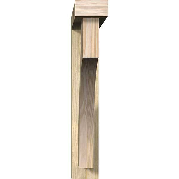 Rough Sawn Douglas Fir Bracket with Offset Brace M843