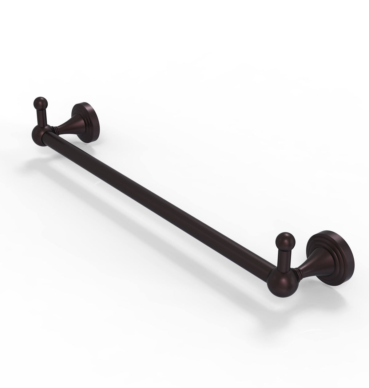 24 Inch Towel Bar With Integrated Hooks Antique Bronze A31697